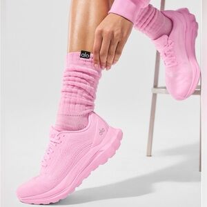 Alo brand Pink tennis shoes 😍 New in box. Ordered another posher this week.
